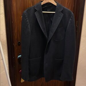 Brooks Brothers Blue / Black Herringbone Blazer